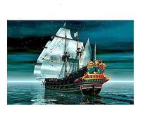 5D Diamond Painting Broderie Point De Croix Kits Paysage de bateau de mer 60x90cm Broderie Diamant Kit Complet DIY Diamant Peinture Kit D'artisanat,5D Diamond Painting Kits Stickers Muraux Décor
