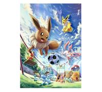 5d diamond painting complet broderie par numéros anime - Axub - pokémon évoli famille bricolage peinture de diamant diy diamant