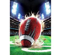 5D Diamond Painting complet kit Jeu de Rugby 40x60cm DIY Broderie Diamant, Peinture Diamant Strass Complet, Kit Diamant Painting pour Adultes toile Artisanat Décor Murale À La Maison