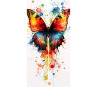 5D Diamond Painting Dauphin Diamond Painting Adulte Mer Canevas Kit Complet Adulte DIY Mosaique Strass Point de Croix Kit Broderie Peinture Diamant, Deco Chambre Decoration Noel 60x120cm J - 131