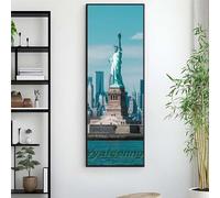 5D Diamond Painting Déesse Diamant Painting Enfant, DIY Diamond-Painting à New York Point de Croix Kit, Painting Diamant Diamond Art pour Décoration Chambre Murale Esthétique (19.6x59 In/50x150 cm)