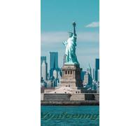 5D Diamond Painting Déesse Diamant Painting Enfant, DIY Diamond-Painting à New York Point de Croix Kit Complet, Painting Diamant Diamond Art pour Décoration Chambre Murale (19.6x39.3 In/50x100 cm)