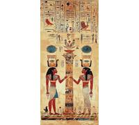 5D Diamond Painting Égypte Diamant Painting Enfant, DIY Diamond-Painting Totem Point de Croix Kit Complet, Painting Diamant Diamond Art, Décoration Chambre Murale Esthétique (19.6x39.3 In/50x100 cm)