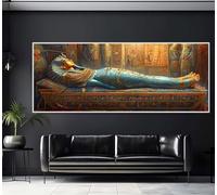 5D Diamond Painting Égypte Mythe Diamond-Painting Grand Format 100 X 50 cm, DIY Peinture Diamant Adulte Puzzle Diamant Painting, Mosaïque Cristal Art pour Tableau Decoration Murale Salon Gifts-g75