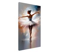 5D Diamond Painting Enfant, Danseuse de ballet Diamond Painting Adulte Grand Format, Broderie Diamant Kit Complet, DIY Strass Point de Croix Peinture Diamant pour Décoration Murale Maison 40x80cm J-5