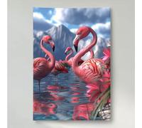5D Diamond Painting Enfant, DIY Animal Chien Diamant Painting Kit Complet, Peinture Diamant Adulte, Diamond Strass Point de Croix Cristal Art pour Murale Décoration, Cadeau Noël 50 x 65 cm PjY1047 6-8