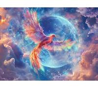 5D Diamond Painting Fantaisie Diamond Painting Adulte Kit Animal Diy Peinture Diamant Artisanat Strass Point de Croix Debutant Kit Pour la Maison Décoration Salon Murale Cadeaux Pour Femmes 40x60 T176