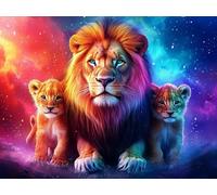 5D Diamond Painting Fantaisie Diamond Painting Adulte Kit Animal Diy Peinture Diamant Artisanat Strass Point de Croix Debutant Kit Pour Maison Décoration Murale Cadeaux Pour Femmes 80x100cm T330