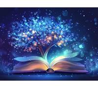 5D Diamond Painting Fantaisie Diamond Painting Adulte Kit Arbre Diy Peinture Diamant Artisanat Strass Point de Croix Debutant Kit Pour la Maison Décoration Salon Murale Cadeaux Pour Femmes 70x100 T450