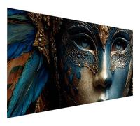 5D Diamond Painting Femme, Diamond Painting Enfant Abstrait, Broderie Diamant Cristal Art Kits, DIY Peinture Diamant, 5D Loisirs Créatifs Point de Croix, Decoration Maison, Cadeau Femme 60x30cm B-1553