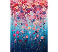 5D Diamond Painting Fleur Broderie Diamant Painting Aquarelle Peinture Diamant Adulte, Cristal Art Débutant Kit Broderie Mosaïque Activité Manuelle Adulte Pour Décoration Maison 20x30 cm X4-1033