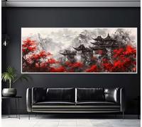 5D Diamond Painting Japon paysage Diamond-Painting Grand Format 100 X 50 cm, DIY Peinture Diamant Adulte Puzzle Diamant Painting, Mosaïque Cristal Art pour Tableau Decoration Murale Salon Gifts-g52