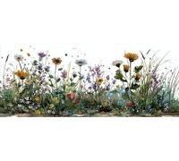 5D Diamond Painting Kit Fleurs Aquarelle Round Drill Diamant Kit de Peinture DIY Adultes Débutants Artisanal Diamant Art Peinture Strass Point de Croix Paintings pour Maison Décor 60x120cm Ap13023