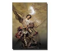 5D Diamond Painting Kits Complets,DIY Peinture Diamant Kits Saint Michel Archange Strass Diamant Broderie Kits Adultes Enfants Arts Craft pour la Décoration Murale à la Maison Square Drill 30x40cm