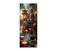 5D Diamond Painting Kits Paysage, DIY Broderie Diamond Painting Kit Complet pour Adultes Zen, Peinture Numero Diamant Strass Point de Croix Artisanat Set, Décoration Murale Cadeau 40 x 100 CM ZSDH1168