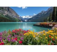 5D Diamond Painting Lac Diamond Painting Enfant Paysage DIY Peinture Diamant Adulte, Loisirs Créatifs Adultes, Point de Croix Strass Pixelo Stitch Set, pour Murale Maison Décoration 50x100cm Q-264