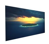 5D Diamond Painting Petite île, Diamant Peinture Numero Adulte Coucher de soleil, Kit Broderie Point de Croix Strass Peinture Diamant 70 x 140cm, Loisirs Créatifs Adultes Diamond Painting Model-14670