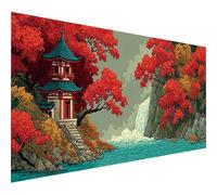 5D Diamond Painting Voir, Diamond Painting Enfant Architecture, Broderie Diamant Cristal Art Kits, DIY Peinture Diamant, 5D Loisirs Créatifs Point de Croix, Decoration Maison, Cadeau, 70x40cm G-2789