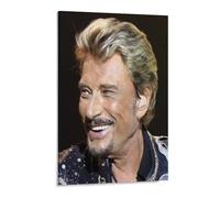5D Diy Diamant Peinture Mosaïque Chanteur Français Elvis Johnny Hallyday Point De Croix Diamant Broderie Ensemble Couture Diamant Peinture Sans Cadre(30x40cm）