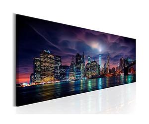 5D DIY Diamod Paninting Kit Complet,la ville de New York Grand Format Broderie Diamant Peinture Numero Adulte/Enfants,Diamant Painting Canevas Kits,Strass Maison Décoration Murale Salon 60x30cm