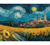 5D DIY Diamond Painting Abstrait, Diamond Painting Adulte Ciel éToilé, Peinture Diamant Kits, 5D Diamant Point de Croix, Activité Manuelle Adulte Kits, Printemps Decoration, Cadeau, 40x30cm 5-8125