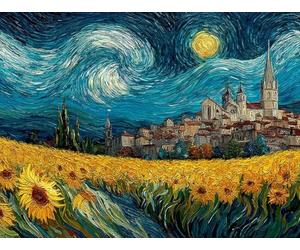 5D DIY Diamond Painting Abstrait, Diamond Painting Adulte Ciel éToilé, Peinture Diamant Kits, 5D Diamant Point de Croix, Activité Manuelle Adulte Kits, Printemps Decoration, Cadeau, 40x30cm 5-8125
