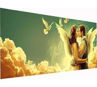 5D DIY Diamond Painting Adulte Couple, Diamond Painting Adulte Grand Format 80x40cm, Oiseau Peinture Diamant Loisirs Créatifs Adultes, Diamant Strass Kit pour Décoration Murale Maison Cadeau N-3493