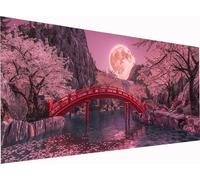 5D DIY Diamond Painting Adulte Lune, Diamond Painting Adulte Grand Format 160x80cm, Arbre Peinture Diamant Loisirs Créatifs Adultes, Diamant Strass Kit pour Décoration Murale Maison Cadeau N-4239