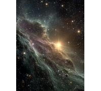 5D DIY Diamond Painting Ciel éToilé, Diamond Painting Adulte PlanèTe, DIY Peinture Diamant Kits, 5D Diamant Point de Croix, Activité Manuelle Adulte Kits, Decoration Murale Maison, 90x120cm 5-3487