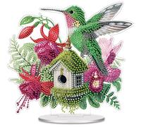 5D DIY Diamond Painting Decoration Kit I Acrylic DIY Table Top Diamond Painting Ornament Kits Diamonds Art Tabletop Decorations Ornament Kits for Home Office Desktop Decor