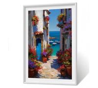 5D DIY Diamond Painting Enfant & Adulte - abstrait Broderie Diamant Kit Complet, paysage Peinture Kit pour Loisirs Créatifs, Tableau Diamant pour Décoration Intérieure Maison 60x80 cm ZBSF317