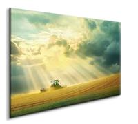 5D DIY Diamond Painting Ferme Peinture Broderie Tracteur Diamant Painting Kit Complet, Diamant Art Strass Point de Croix Cristal Art Paintings kit pour Decoration Maison, Cadeau Femme, 45x60CM
