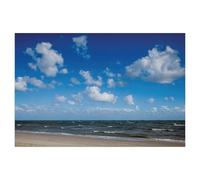 5D DIY Diamond Painting，Mer du Nord au large de Greveling，Kit de point de croix avec strass en cristal, Artisanat en mosa?que pour la décoration de la maison（30 x 40 cm/11.81 x 15.74 pouces）-AF48