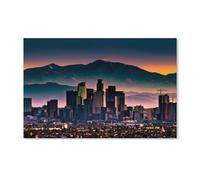 5D DIY Kits De Peinture Diamant Pour Adultes,Los Angeles, Californie, USA,Diamond Painting Arts Strass Complet Diamant Broderie Point De Croix Arts Craft Pour La Décor Murale À La Maison (40x40cm)