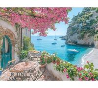 5D DIY La Côte Kits de Peinture Diamant, Complète Paysage Diamond Painting pour Adulte Débutants, Loisirs Créatifs Adultes Art du Diamant, Décoration Murale Maison Peinture Diamant 30x40 cm L0Y-1062