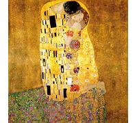5D DIY Peinture Diamant Kit, Adulte, Enfant, Broderie, Diamond Painting, Point De Croix, Complète Perceuse, Kiss, Célèbre Tableau, Klimt (40x50cm)