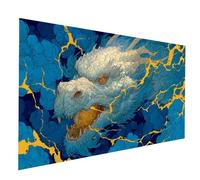 5D Dragon Diamond Painting Kit pour Adulte Fantaisie Peinture Diamant Adulte, Cristal Point de Croix Broderie Diamant Painting 50 x 100cm Loisirs Créatifs Adultes Kits pour Decoration Murale JXL-8424