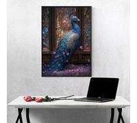 5D Fleur Diamond Painting Kit pour Adulte, Paysage Peinture Diamant Adulte, Bricolage Diamant Cristal Point de Croix Broderie Diamante Painting, Diamond-Painting pour Cadeau 90 x 120 cm PjY10619 O-M
