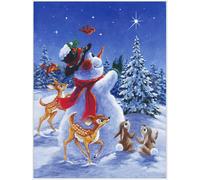 5D Full Drill Kit de peinture en diamant de Noël, DIY Kit de peinture en diamant strass, Diamond Arts Craft, Type D / 30 * 40CM