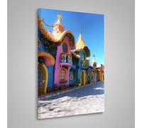 5D Maison Diamond Painting Kits, DIY Ciel Peinture Diamant Adulte, Broderie Diamant Strass Cristal Point de Croix Painting pour Adultes, Enfants, Murale Cadeau Décoration Lntérieur 30x40cm PjY5578 3-Q