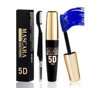5D Mascara Volume et Longueur Bleu, Mascara Extension de Cils Effet Volume,Waterproof et Longue Tenue avec une Définition Précise, Not Blooming Eye Lashes Thick Curling Maquillage pour Femmes-04