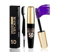 5D Mascara Volume et Longueur Violet, Mascara Extension de Cils Effet Volume,Waterproof et Longue Tenue avec une Définition Précise,Not Blooming Eye Lashes Thick Curling Maquillage pour Femmes-05