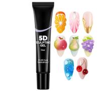 5D Nagelgel | 4-in-1 Leave-in-Manikürezubehör | Strass-Klebeskulptur