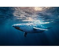 5D Océan Diamond Painting Adulte Kit, DIY Animaux Kits de Peinture Diamant, Diamond Art Complet Kits, Square Strass Point de Croix Painting pour Adultes Débutants Maison Décor 100x120cm -36988