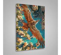 5D Oiseau Diamond Painting Kits, DIY Fleur Peinture Diamant Adulte, Broderie Diamant Strass Cristal Point de Croix Painting pour Adultes, Enfants, Murale Cadeau Décoration 60x80 cm PjY7648 8-U