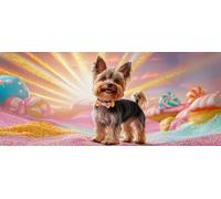 5D Peinture Diamant Painting Kit, Diamond Painting Complet pour Adulte, DIY Animaux chiens Art du Diamant Kits, Diamond Strass Point de Croix Peinture Débutants Intérieure Maison Décor 100x230cm b-110