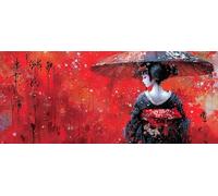 5D Peinture Diamant Painting Kit, Diamond Painting Complet pour Adulte, DIY Geisha japonaise Art du Diamant Kits, Diamond Strass Point de Croix Peinture Débutants Intérieure Maison Décor 60x140cm b631