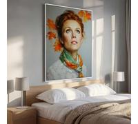 5D Peinture Diamant Painting Kits Adulte, Femme Feuilles Diamond Painting Broderie Kit Complet, DIY Crystal Point de Croix Artisanat Noël Maison Murale Decor, Cadeaux pour Femmes 60x90cm PjY212 9-W