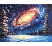 5D Peinture Diamond Painting Adulte Kit, Diamond Painting Forêt Peinture Diamant Loisirs Créatifs Adultes DIY Diamant Complet Point de Croix Painting pour Débutants Maison Décor 80x100cm W0J-620