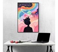 5D PlanèTe Diamond Painting Kit pour Adulte, Homme Peinture Diamant Adulte, Bricolage Diamant Cristal Point de Croix Broderie Diamante Painting, Diamond-Painting pour Cadeau 50 x 70 cm PjY7535 7-3